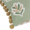Sanderson Sessile Leaf Pom Pom Trim Printed 30cm x 50cm Filled Boudoir Sage