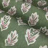 Sanderson Sessile Leaf Printed Ready Made Pencil Pleat Curtains Leaf Green