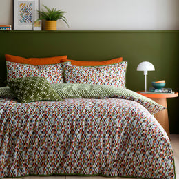 Appletree Star Geo Duvet Cover Bedding Set Natural