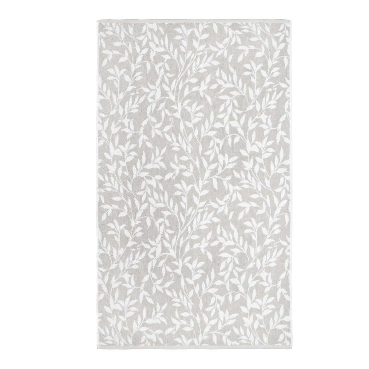 Dreams & Drapes Sandringham Leaf Towel Grey