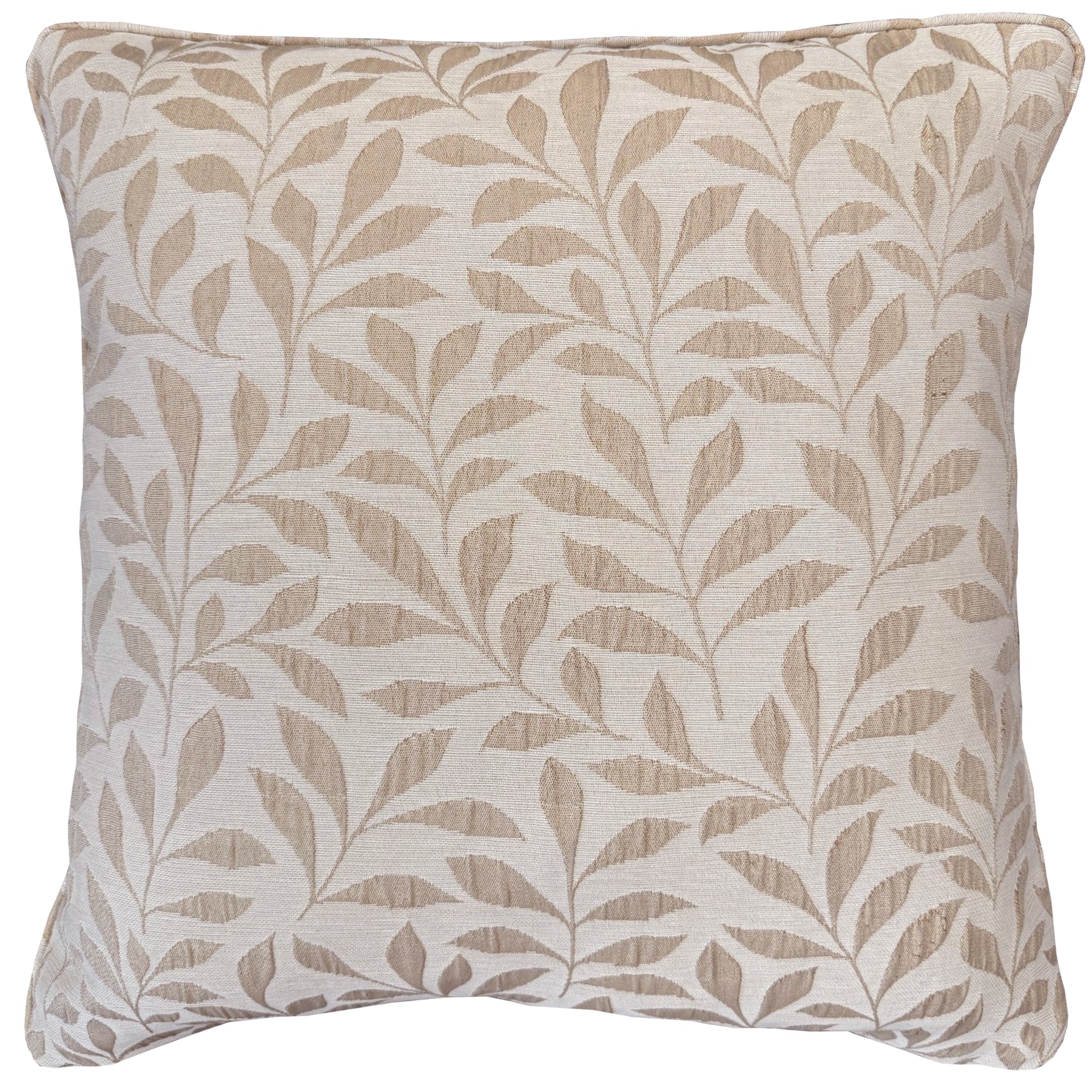 Sherwood Jacquard Filled Cushion 43cm x 43cm Natural