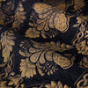 Shiraz Traditional Jacquard  Ready Made Curtains Black