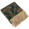 Shiraz Traditional Jacquard Throw 130cm x 170cm Emerald