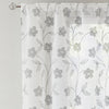Sienna Ready Made Single Voile Curtain Grey
