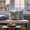 Voyage Maison Silverwood Digitally Printed Feather Filled Cushion 50cm x 50cm Frost