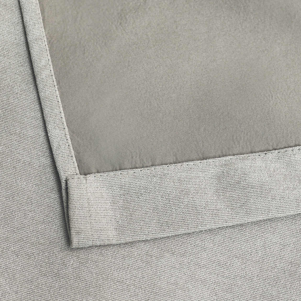 Chenille Triple Woven Ready Made Blackout Pencil Pleat Curtains Silver