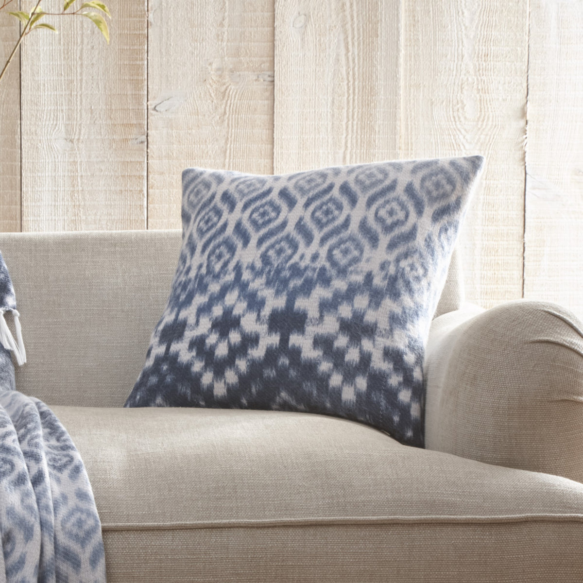 Appletree Sakari Super Soft Filled Cushion 43cm x 43cm Blue