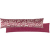Skandi Woodland Animal Velvet Draught Excluder Berry