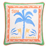 Fusion Soleil Palm Outdoor 43cm x 43cm Filled Cushion Multi