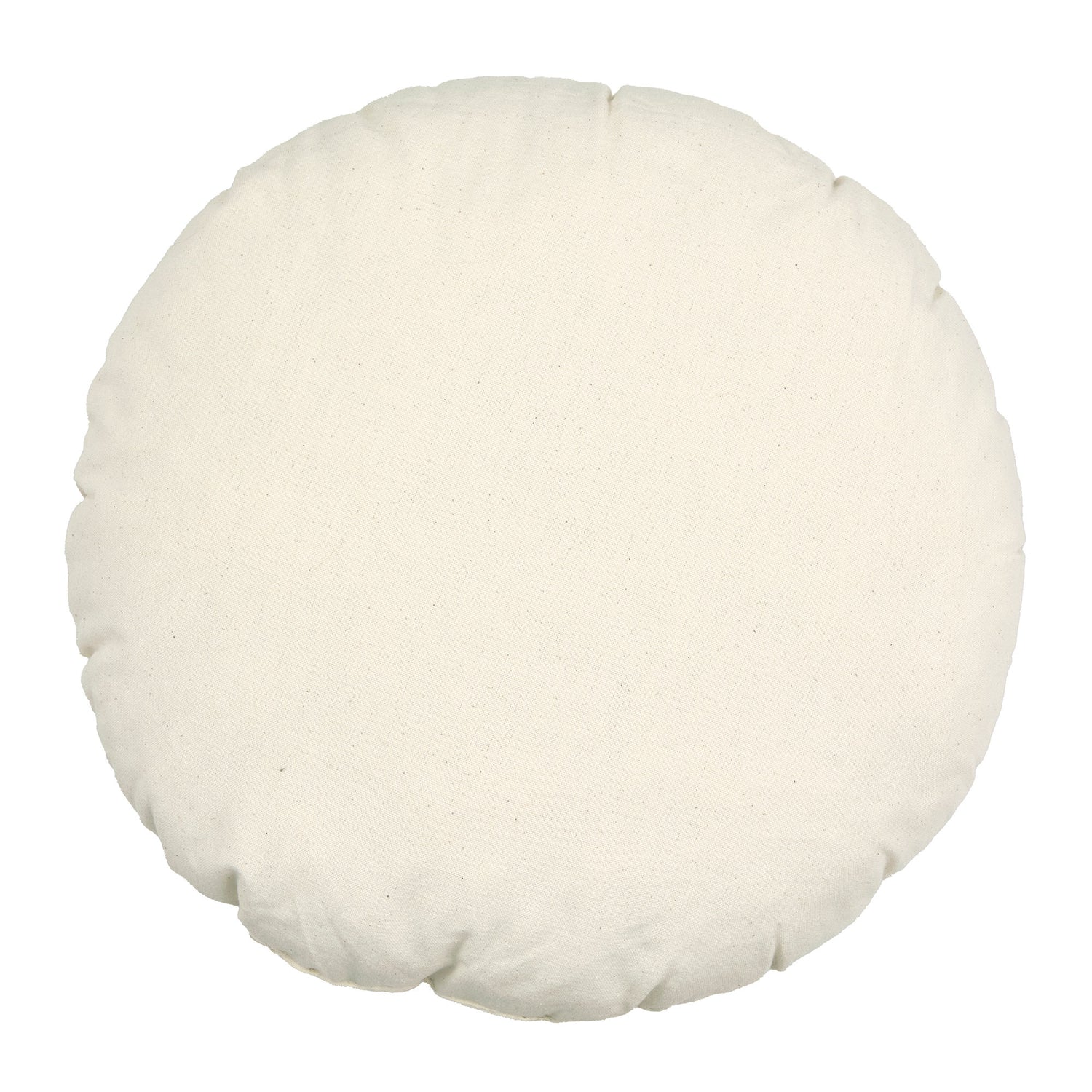 Fusion Soleil Textured Embroidery 40cm Round Filled Cushion Yellow