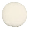 Fusion Soleil Textured Embroidery 40cm Round Filled Cushion Yellow