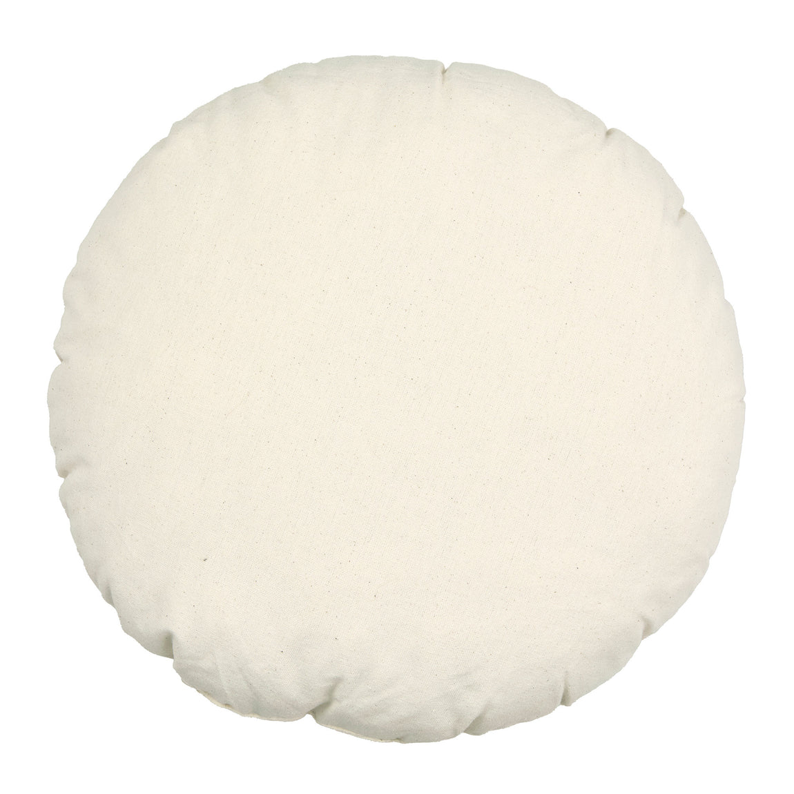 Fusion Soleil Textured Embroidery 40cm Round Filled Cushion Yellow