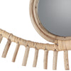Ouko Small Eye Shaped Rattan 45cm x 33cm Mirror Rattan