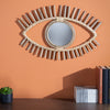 Ouko Small Eye Shaped Rattan 45cm x 33cm Mirror Rattan