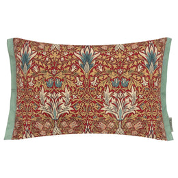 Morris & Co. Snakeshead Printed Outdoor 40cm x 60cm Filled Cushion Berry Natural