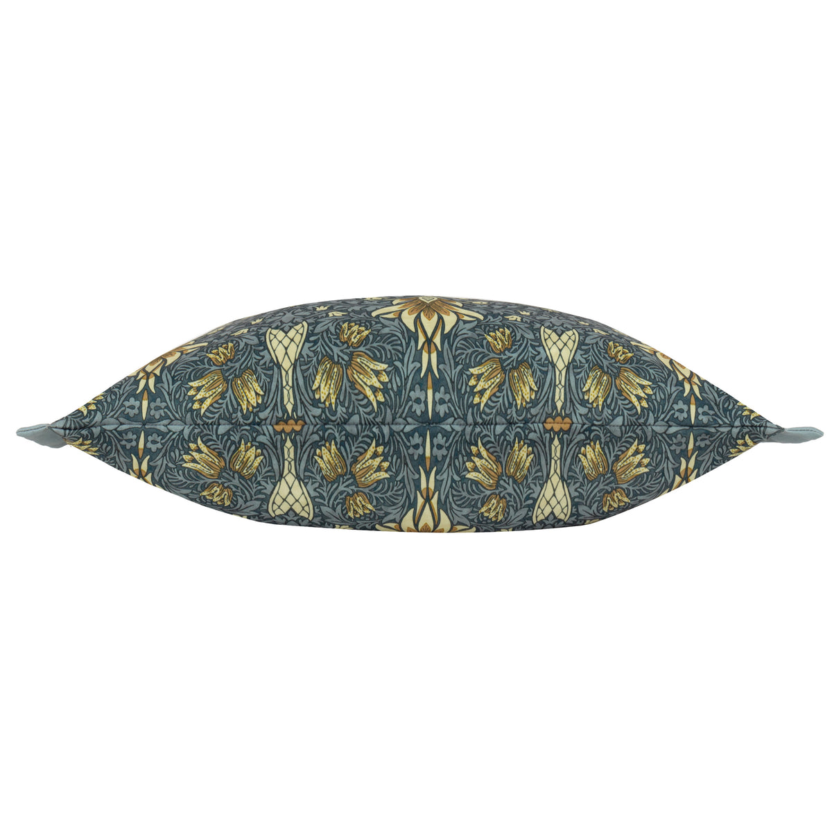 Morris & Co. Snakeshead Printed Outdoor 40cm x 60cm Filled Boudoir Indigo Stone
