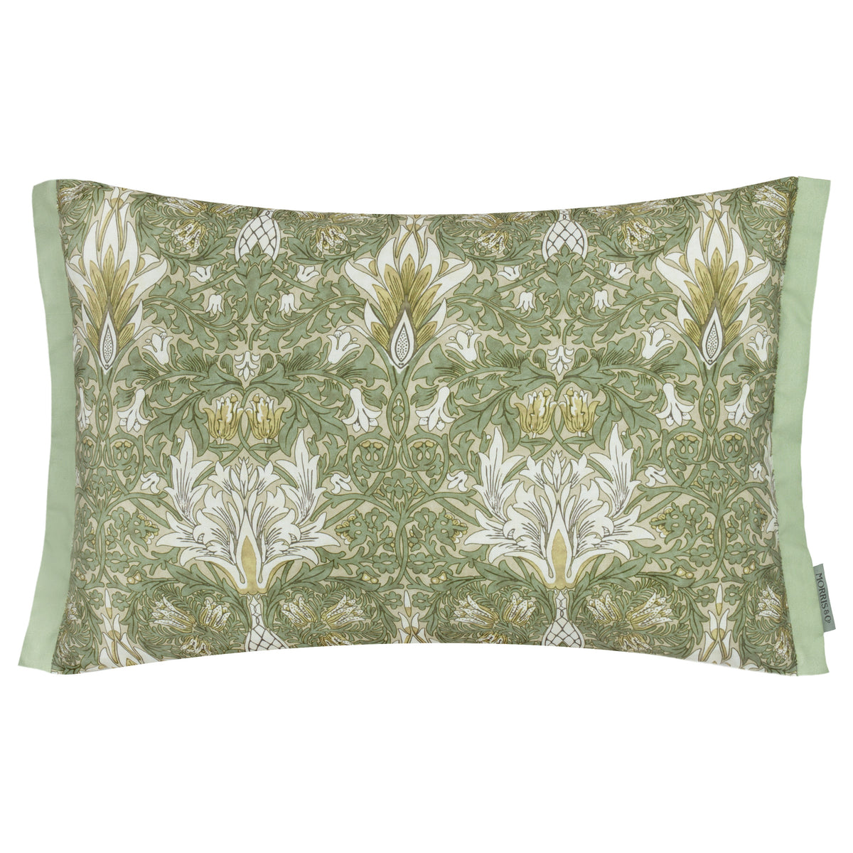 Morris & Co. Snakeshead Printed Outdoor 40cm x 60cm Filled Boudoir Sunflower Stone