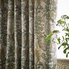 Morris & Co. Snakeshead Jacquard Chenille Ready Made Pencil Pleat Curtains Sunflower Stone