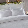 Furn Snowflake Tufted 100% Cotton Duvet Cover Bedding Set White