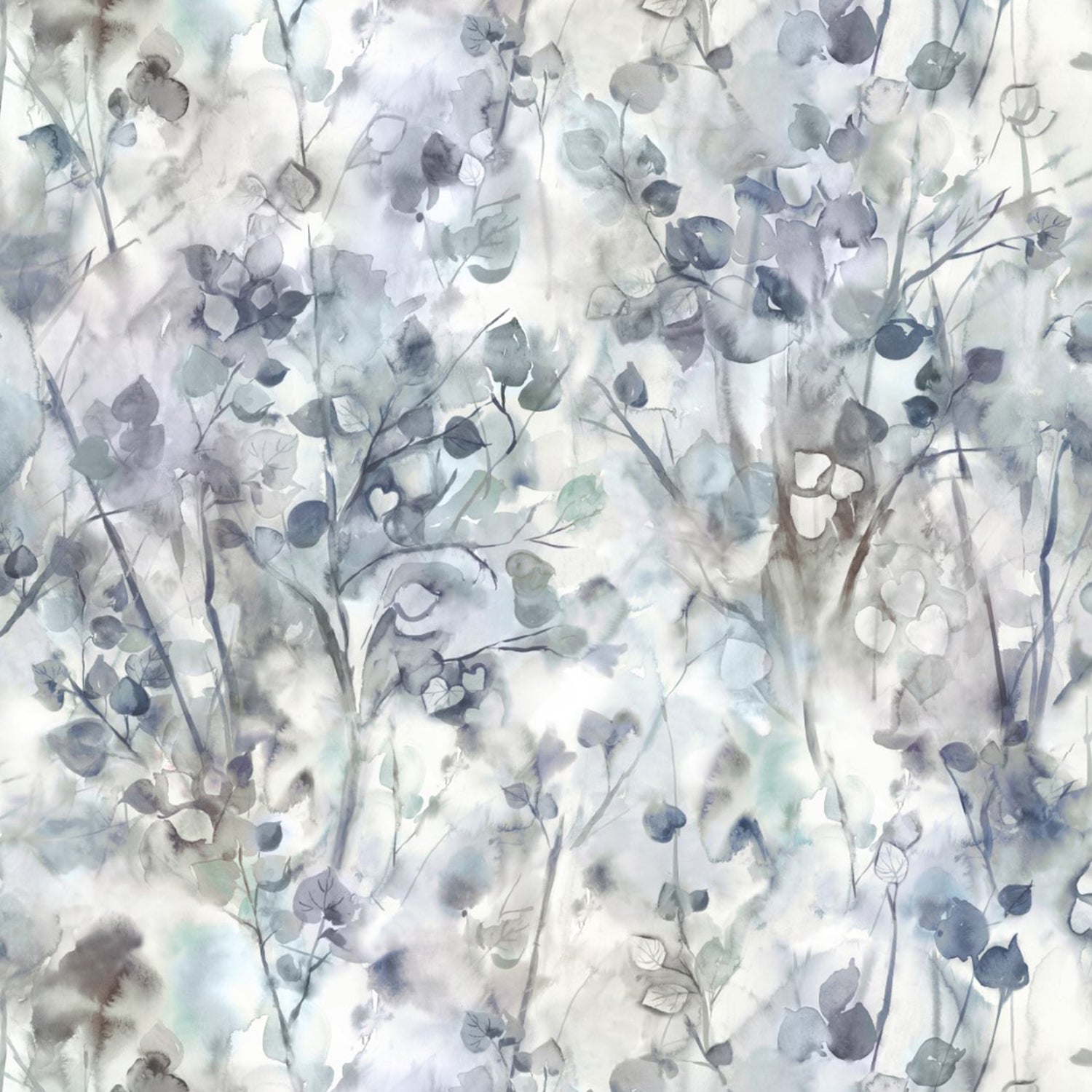 Voyage Maison Sola Printed Linen Fabric Midnight