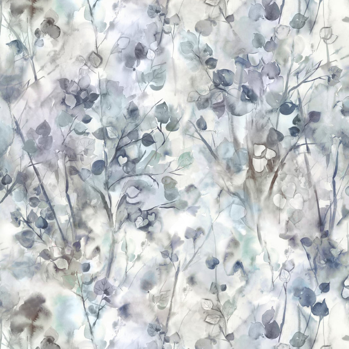 Voyage Maison Sola Printed Linen Fabric Midnight
