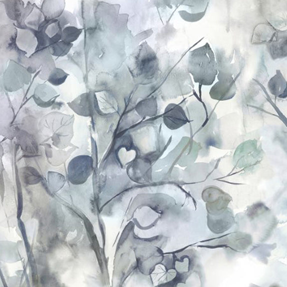 Voyage Maison Sola Printed Linen Fabric Midnight