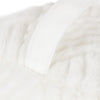 Sonnet Cut Faux Fur Doorstop White