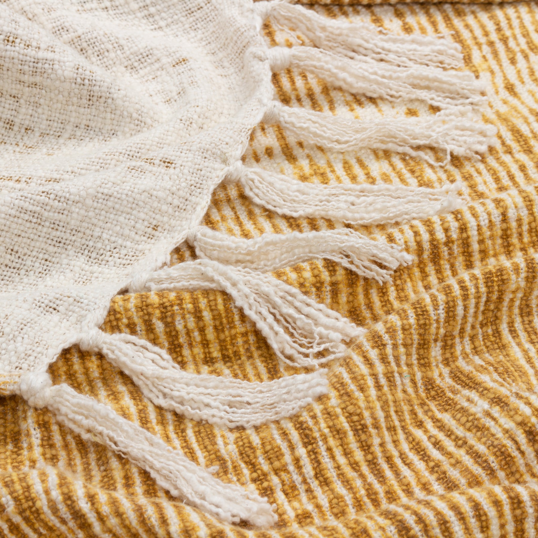 Sono Ink Abstract Throw 130cm x 180cm Cumin