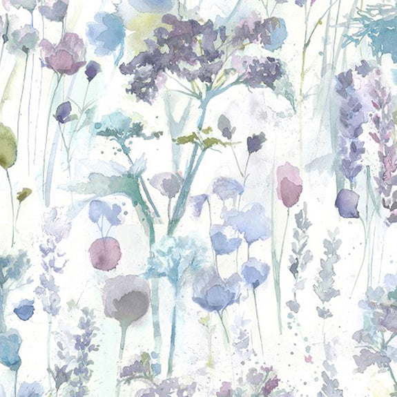 Voyage Maison Sorong Printed Cotton Fabric Violet