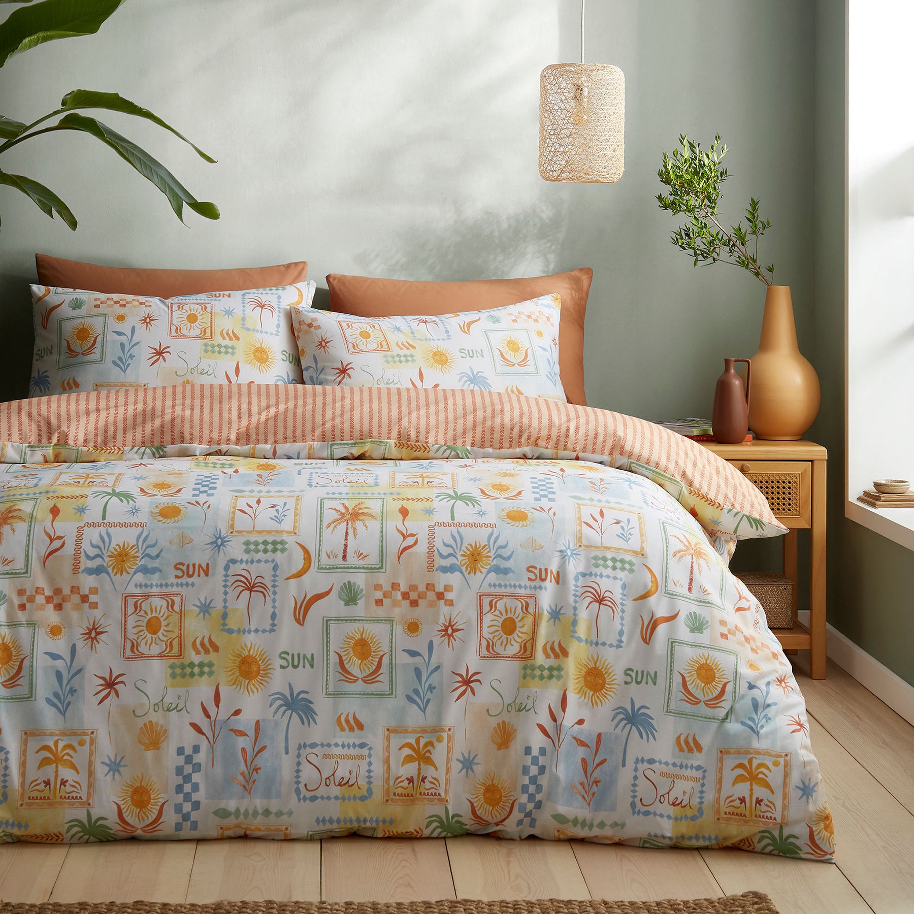 Fusion Soleil Duvet Cover Bedding Set Multi