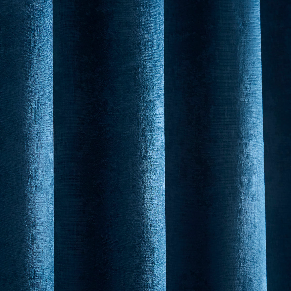 Fusion Strata 66 x 84 Single Ready Made Dimout Eyelet Door Curtain Teal