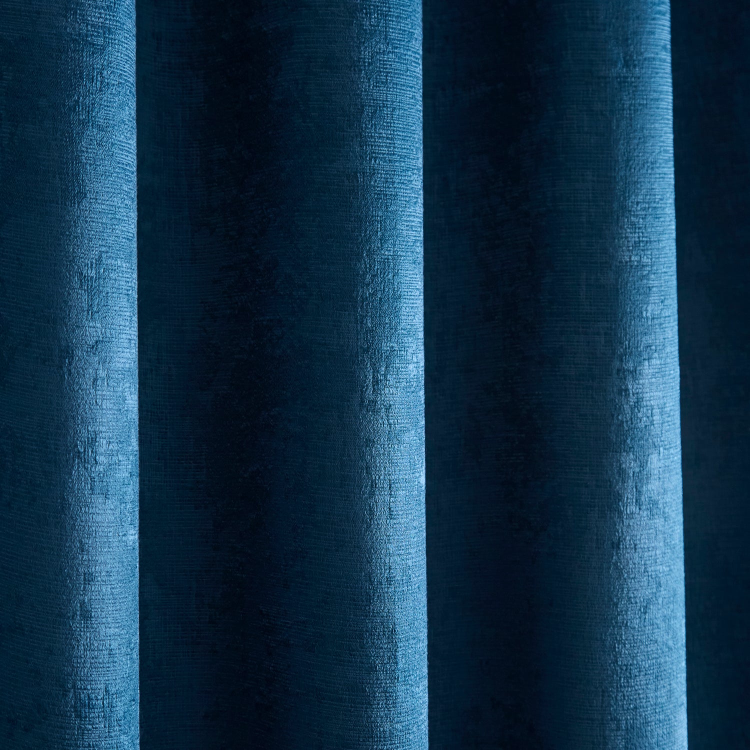 Fusion Strata Ready Made Dimout Eyelet Curtains Dark Teal