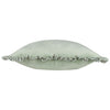Wylder Solene Ruffle Matte Velvet 45cm x 45cm Filled Cushion Sage
