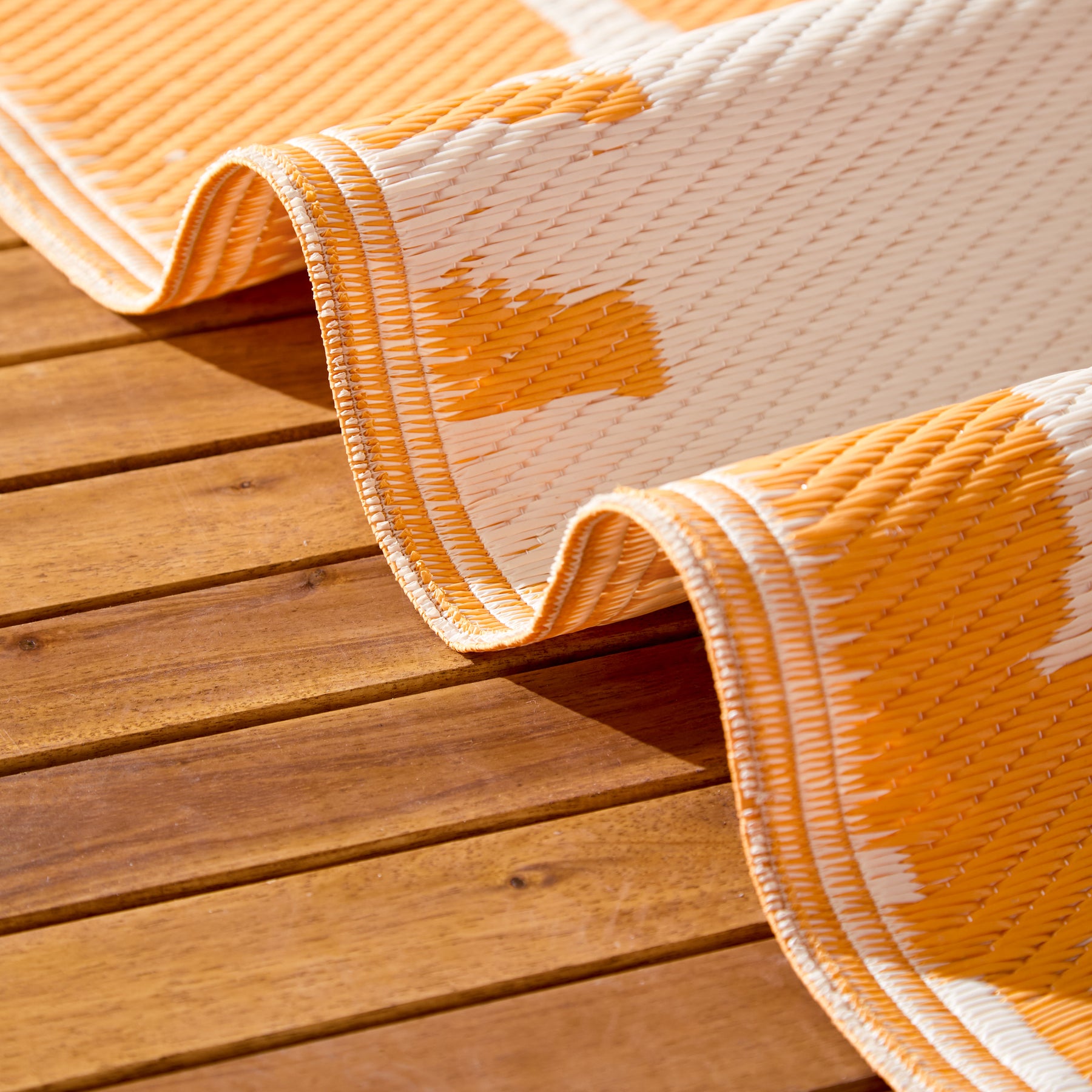 Furn Summer Solstice Outdoor Rug 120cm x 180cm Sunrise Yellow