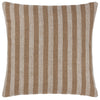 Yard Strata Stripe Woven 45cm x 45cm Filled Cushion Natural