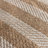Yard Strata Stripe Woven 45cm x 45cm Filled Cushion Natural