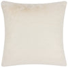 Stanza Faux Fur Filled Cushion 55cm x 55cm Ecru