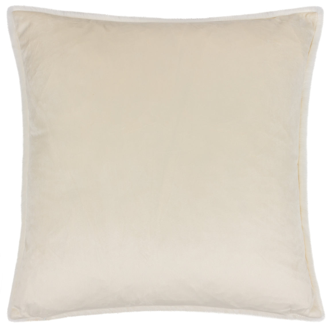 Stanza Faux Fur Filled Cushion 55cm x 55cm Ecru