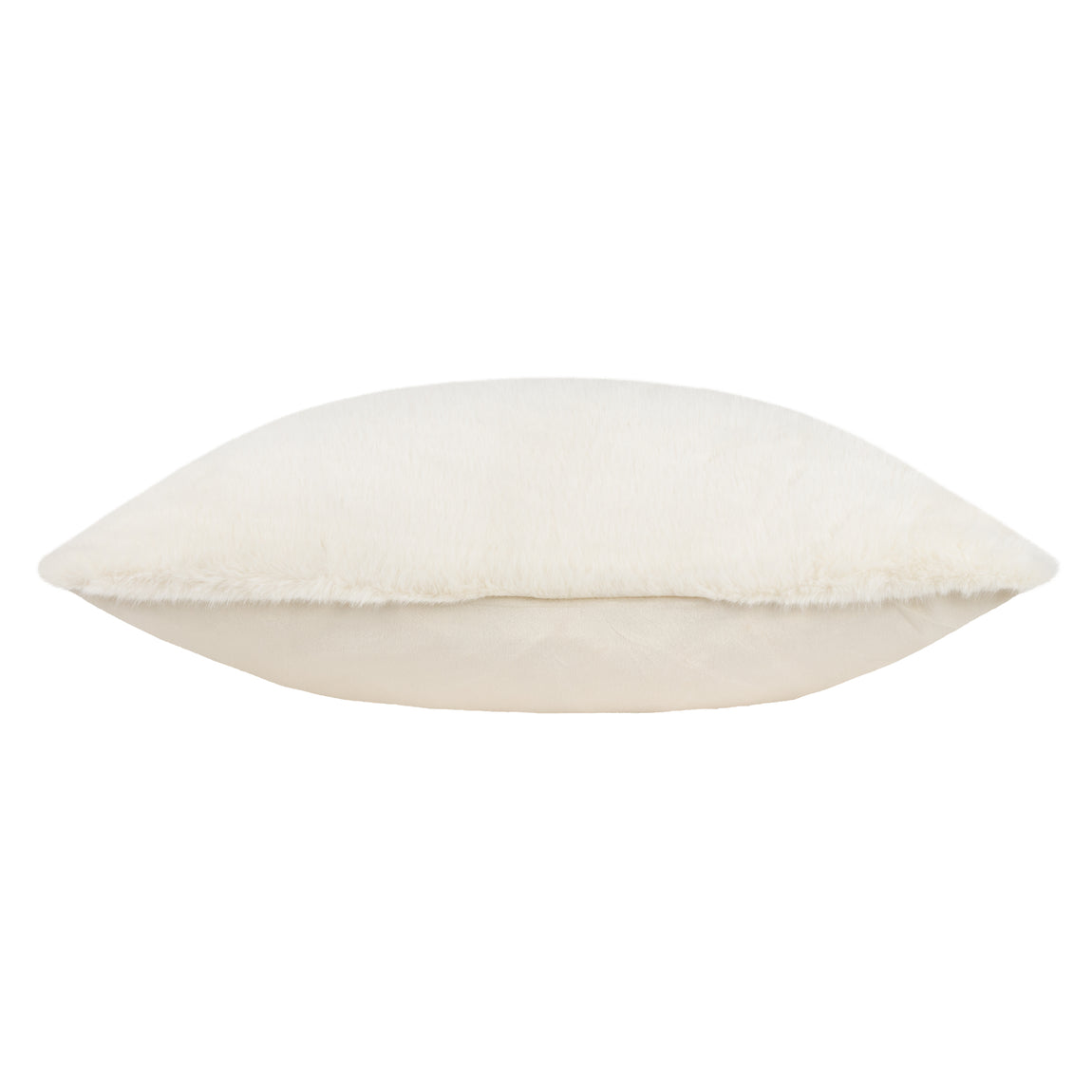 Stanza Faux Fur Filled Cushion 55cm x 55cm Ecru