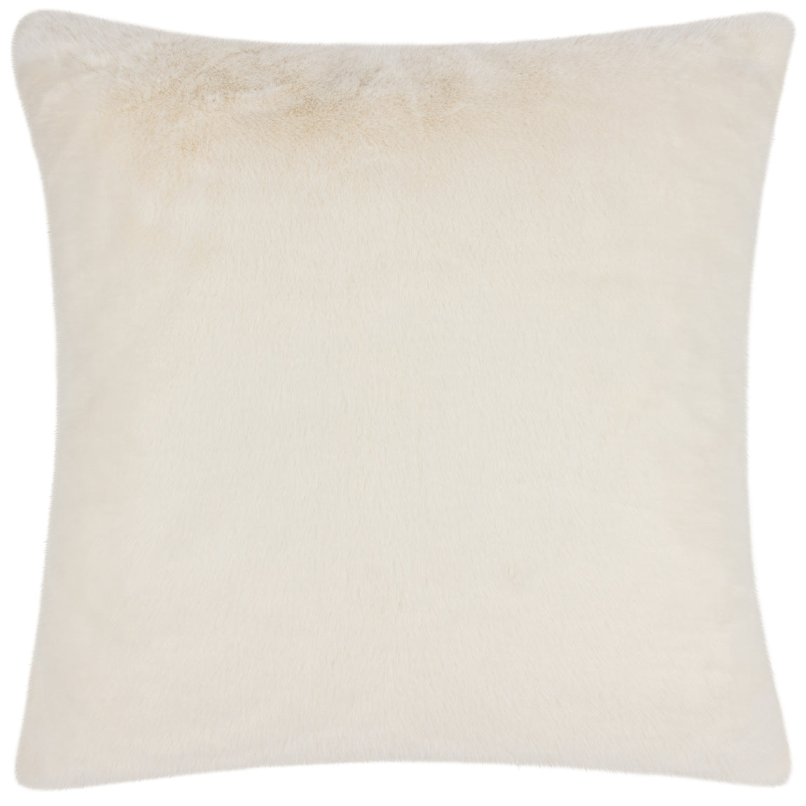 Stanza Faux Fur Filled Cushion 55cm x 55cm Ecru
