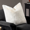 Stanza Faux Fur Filled Cushion 55cm x 55cm Ecru