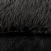 Stanza Faux Fur Filled Cushion 55cm x 55cm Jet