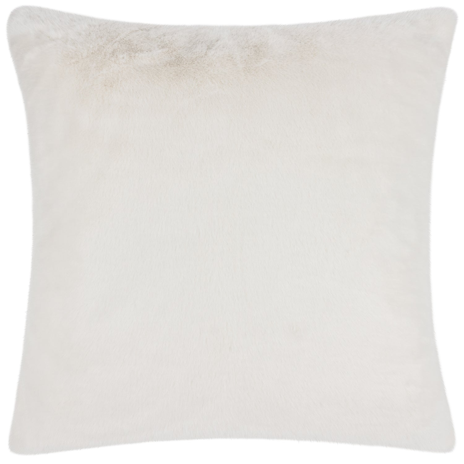 Stanza Faux Fur Filled Cushion 55cm x 55cm White