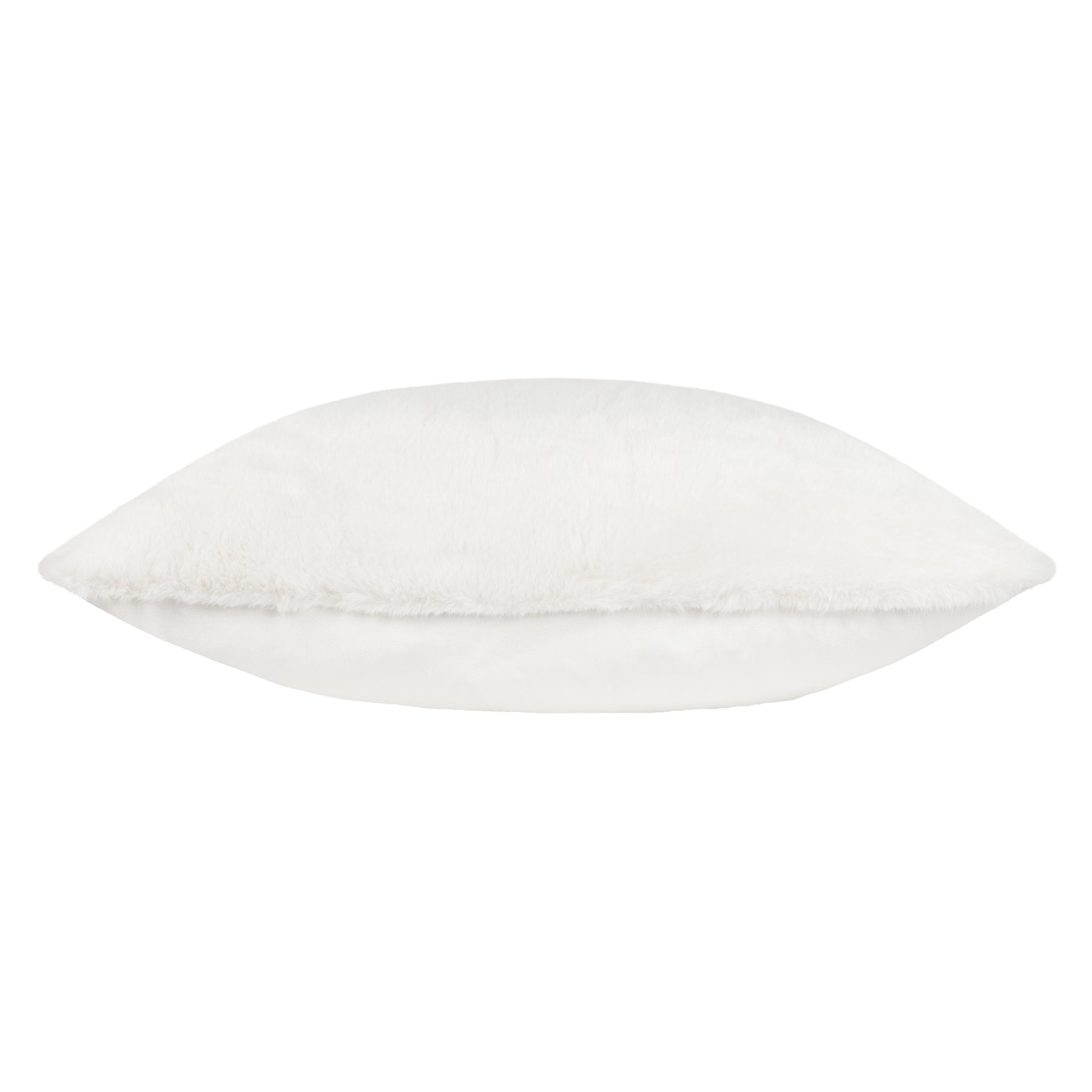 Stanza Faux Fur Filled Cushion 55cm x 55cm White