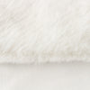 Stanza Faux Fur Filled Cushion 55cm x 55cm White