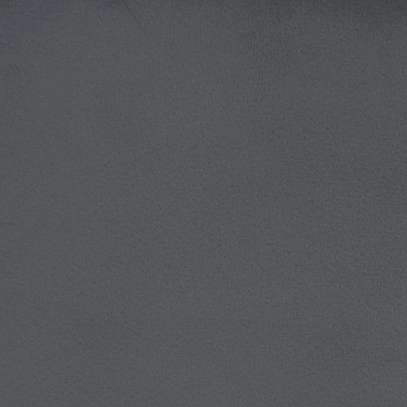 Voyage Maison Stella Plain Velvet Polyester Fabric Dark Grey