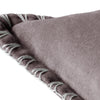Voyage Maison Stitch Embroidered Velvet Feather Filled Cushion 50cm x 50cm Lavender