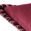Voyage Maison Stitch Embroidered Velvet Feather Filled Cushion 50cm x 50cm Pomegranate