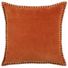 Voyage Maison Stitch Embroidered Velvet Feather Filled Cushion 50cm x 50cm Sunset