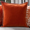 Voyage Maison Stitch Embroidered Velvet Feather Filled Cushion 50cm x 50cm Sunset